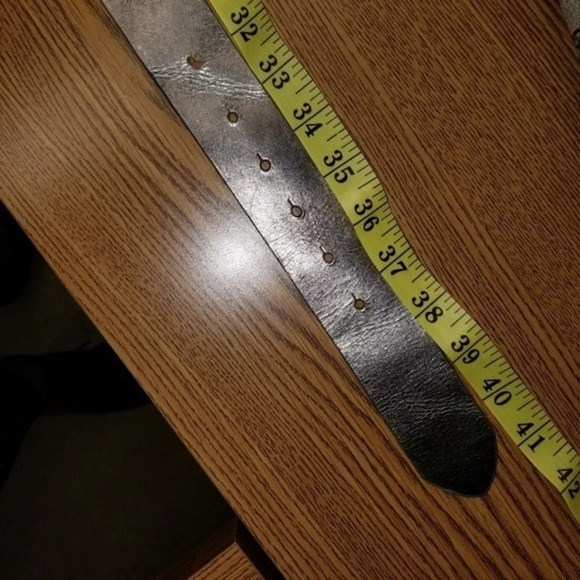 Flower metallic leather belt‎ L - Picture 5 of 8